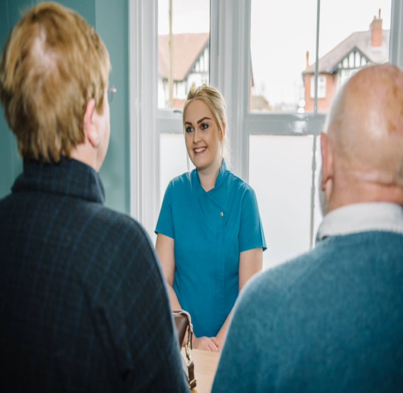 image of first time patient at Portland Chiropractic Aldrige UK